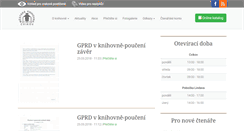 Desktop Screenshot of knihovna.cvikov.cz