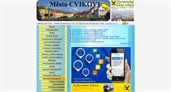 Desktop Screenshot of cvikov.cz